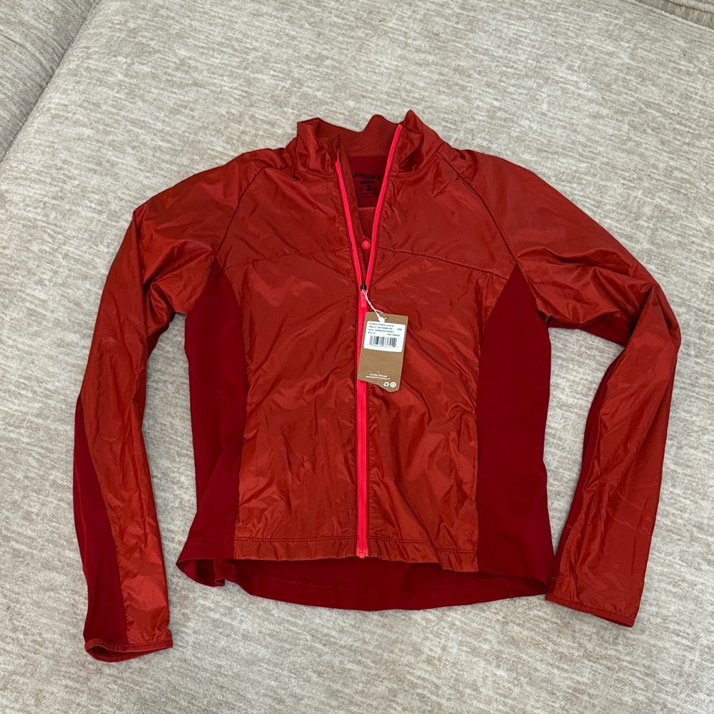 Brooks Women's Cherry Red Running Jacket